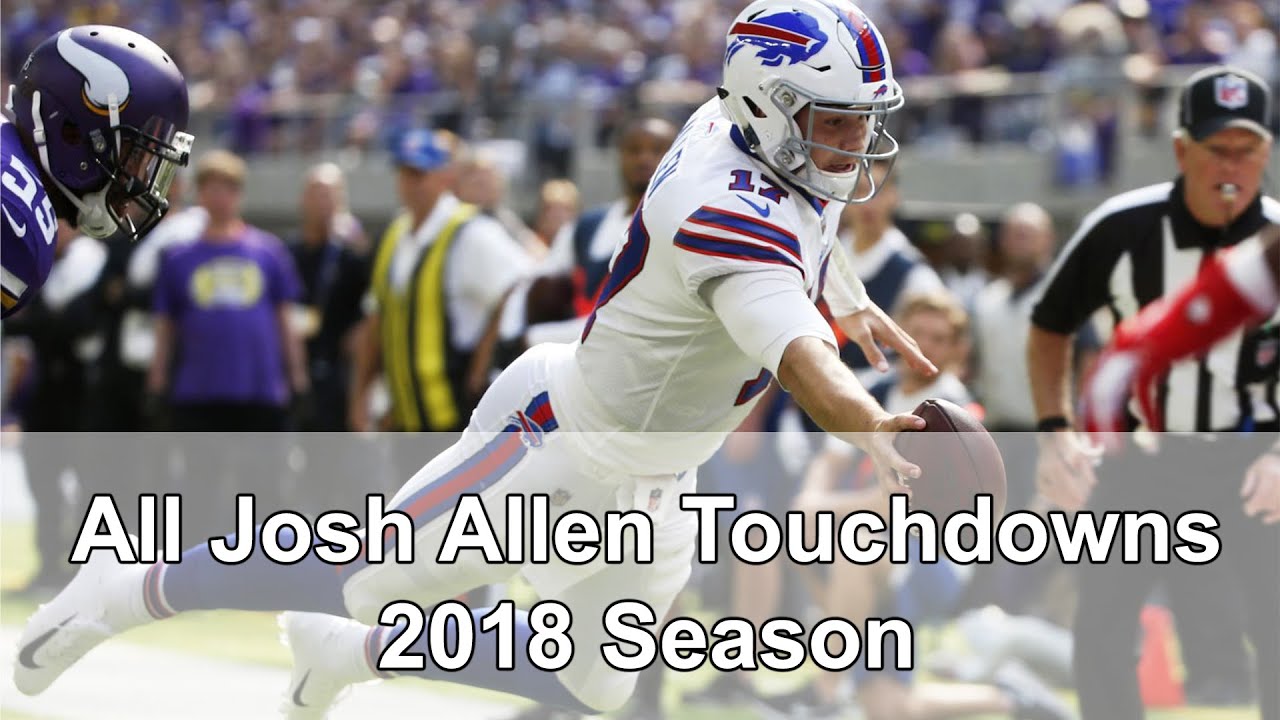 Josh Allen || All Passing & Rushing TDs || 2018 NFL Season - YouTube