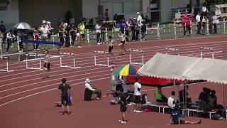 20180422朝日記録会 高校男子400mH決勝1組 Asahi Track Meet High School Boys'400mH Final 1