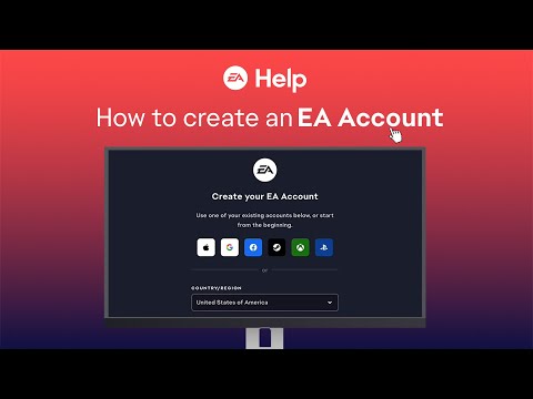 Why can’t I create an EA account?