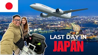 Flying from Osaka to Manila! Our last day in Japan.