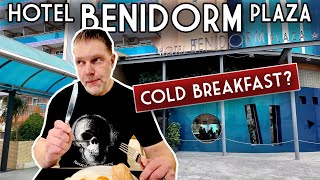 Hotel Benidorm Plaza, does it really serve cold breakfast? Join me on a full hotel and room tour!