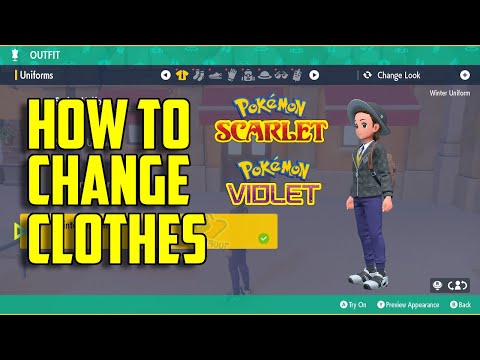 How to Change Clothes Pokémon Scarlet and Violet  How to Change Outfits Pokémon Scarlet and Violet