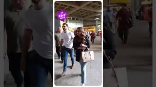 Varun Dhawan and Natasha Dalal snapped at the airport | ENT LIVE