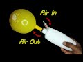 How to Make Air Pump using Bottle | Bottle Life Hacks | Homemade balloon pump