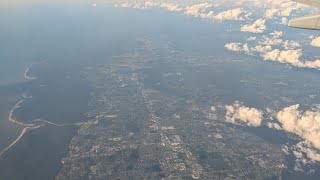 HD-United Airlines UA-496 Boeing 737-900 Scenic Landing Orlando from Houston