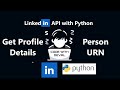 LinkedIn API Python Tutorial - Fetch Account Details (Part 3)