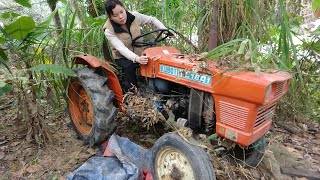 Repair Agricultural Machine KUBOTA 1801- 18HP Produced in 1976. Diesel Repair Restoration