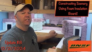 Update #8 showing progress on the reimagining of my BNSF themed model railroad.