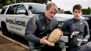 Scuba Diver Helps Police Find Human Remains & Criminal Evidence In River! (Live Stream)