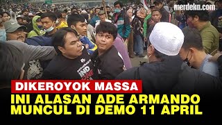 Terkuak! Alasan Kenapa Ade Armando Hadir Demo DPR 11 April hingga Jadi Korban Pengeroyokan