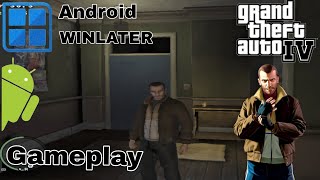 GTA IV ON ANDROID - WINLATOR GAMEPLAY TEST | GTA 4 WINDOWS EMULATOR ANDROID