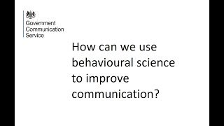 What is behavioural science?