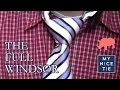 How to Tie a Tie: FULL WINDSOR (slow=beginner) | How to Tie a Full Windsor Knot (step-by-step)