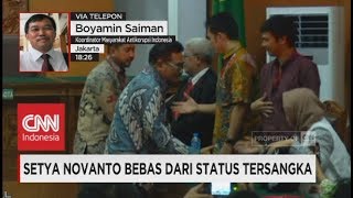 Setya Novanto Bebas dari Status Tersangka - Boyamin Saiman, Ketua Masyarakat Anti Korupsi Indonesia