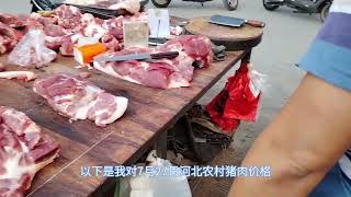 河北农村猪肉变价了，看看多少钱一斤？大家感觉贵吗？