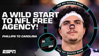 WILD START TO FREE AGENCY 🚨 News on Jaelan Phillips, Isaiah Likely and MORE | The Pat McAfee Show