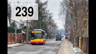 [239] Around Warsaw by bus: Ursynów Płd. - Krasnowola - Ursynów Płd.