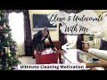 CLEAN AND UN-DECORATE WITH ME/CHRISTMAS CLEAN UP MOTIVATION/STORAGE TIPS