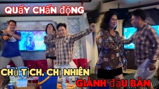 Chị Nhiên sấn sô trong vòng tay anh Đình Quân, Chủ Tịch kéo ra dành Đào cười xỉu