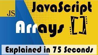 JavaScript Arrays Explained in 75 Seconds.