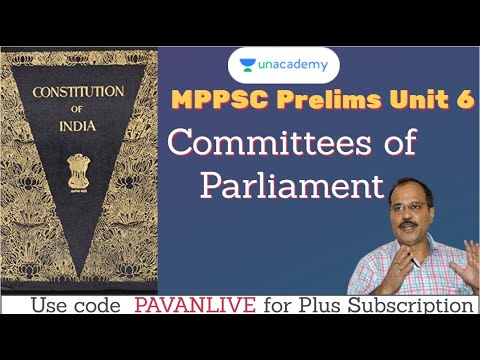 Committees Of Parliament And Other Devices| MPPSC Prelims Unit 6 Indian ...