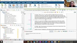 MAXQDA Getting Started, basic coding, and basic analysis
