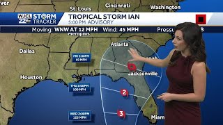 Tropical Storm Ian gains strength as it approaches Florida