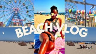 Kharyzma: BEACH DAY VLOG AT CONEY ISLAND