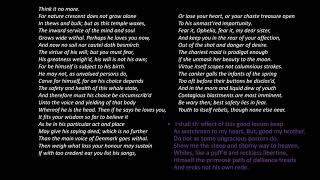 Ophelia - Characterisation