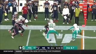 Jonathan Jones Interception | Patriots vs Dolphins