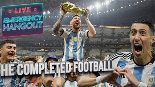 Messi Argentina World Cup Winners Reaction! MESSI GOAT, Di Maria! France | EMERGENCY HANGOUT