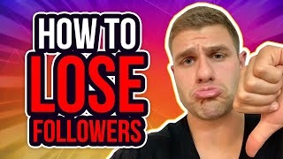 LOSING INSTAGRAM FOLLOWERS for no reason? Here's why...