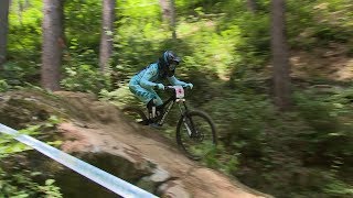 吉川千香子がダウンヒル新女王に輝く！2017全日本MTB選手権 女子ダウンヒル【シクロチャンネル】