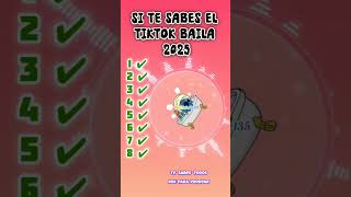 SI TE SABES EL TIKTOK BAILA! 2025│Nuevos Trends De TikTok│BAILANDO TIK TOK #2025 #tiktok