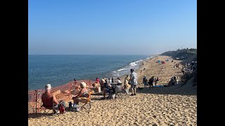 Hemsby walk to Newport  - beach erosion - Walk with me #viral #video #viralvideo