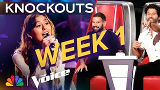 The Best Performances from the First Week of Knockouts | The Voice | NBC