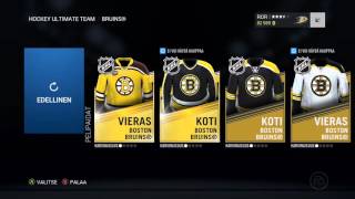 NHL 16 HUT Kokoelmat osa 6 Boston + pakat