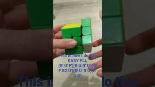 This is how I this EASY OLL on my 3x3 Rubik's Cube for Cubing #rubikscube #shorts