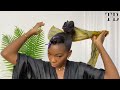 coiffure chic sur cheveux naturels