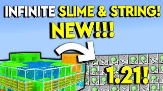 BEST 1.21 INFINITE SLIME STRING FARM Minecraft Tutorial