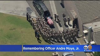 Slain Officer Andre Moye Jr. Honored As More Details Emerge About Gun Battle