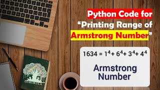 Learn Python in Tamil | How to print certain range of Armstrong Numbers | [TAMIL]