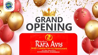 MODERN RARA AVIS  | MULTI CUSINE FAMILY RESTAURANT | GRAND OPENING