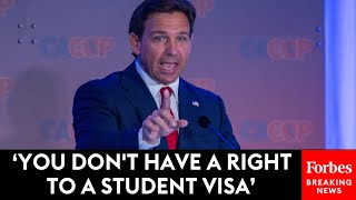 DeSantis Repeats Call To Kick Anti-U.S. And Anti-Israel Foreign Students Out Of Nation