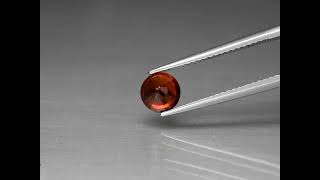 1 10ct 6mm Round Natural Medium Orange Spessartite Garnet, Namibia