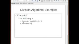 Modular Arithmetic - IV: Modular Reduction Using the Division Algorithm