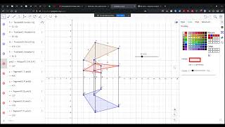 Reflection Animation in Geogebra