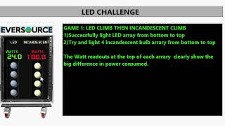 Pedal Power Generator combined with Hand Crank Generator  to power  LED   bulb comparison display