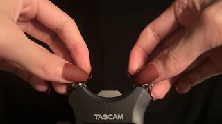 ASMR Mic Nail Tapping & Scratching | TASCAM (No Talking)