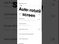 Aotu-rotate screen | how to Auto rotate screen on kese kare #shortvideo #youtubeshorts